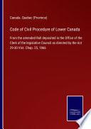 Code of Civil Procedure of Lower Canada