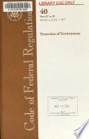 Code of Federal Regulations