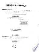 Codes annotés des dispositions interprétatives, modificatives et applicatives, 1800-1832