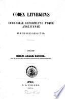 Codex liturgicus ecclesiae reformatae atque anglicanae
