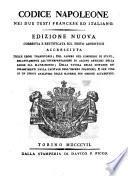 Codice Napoleone nei due testi francese ed italiano