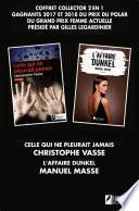 Coffret collector 2 en 1 Gagnants prix du polar du grand prix Femme actuelle