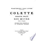 Colette (Colette Willy) son oeuvre