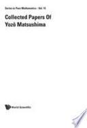 Collected Papers of Yoz Matsushima