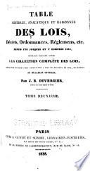 Collection complète des lois, décrets d'intérêe général, traités internationaux, arrêtés, circulaires, instructions, etc