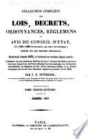 Collection complète des lois, décrets d'intérét général, traités interanationaux, arrêtés, circulaires, instructions, etc