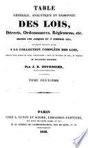 Collection complète des lois, décrets, ordonnances, règlements, avis du Conseil-d'État