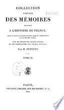 Collection complète des mémoires relatifs à l'histoire de France