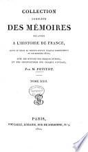 Collection complète des mémoires relatifs à l'histoire de France