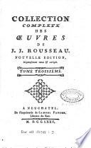 Collection complete des oeuvres de J.J. Rousseau