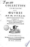 Collection complete des œuvres de M. Dorat. Tome 1.[-6.!