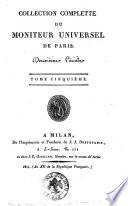 Collection complette du Moniteur universel de Paris. Deuxième période
