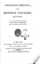 Collection complètte du Moniteur universel de Paris