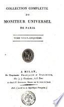 Collection complette du Moniteur universel de Paris