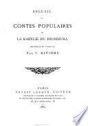 Collection de contes et de chansons populaires