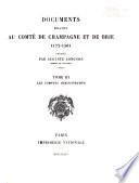 Collection de documents inédits sur l'histoire de France