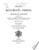 Collection de documents inédits sur l'histoire de France