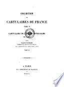 Collection de documents inédits sur l'histoire de France