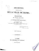 Collection de documents inédits sur l'histoire de France