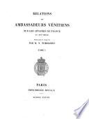 Collection de documents inédits sur l'histoire de France