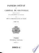 Collection de documents inédits sur l'histoire de France