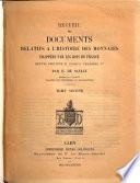 Collection de documents inédits sur l'histoire de France