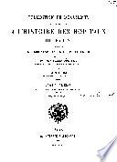 Collection de documents pour servir à l'histoire des hôpitaux de Paris