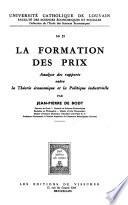 Collection de l'Ecole des sciences économiques