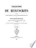 Collection de Manuscrits: 1714-1755