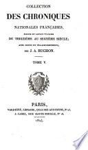 Collection des chroniques nationales françaises