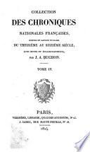 Collection des chroniques nationales françaises