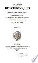 Collection des chroniques nationales françaises