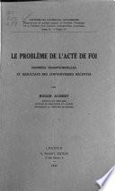 Collection des dissertations présentées pour l'obtention du grade de maître à la Faculté de théologie ou à la Faculté de droit canonique