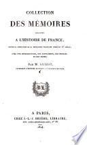 Collection des mémoires relatifs à l'histoire de France