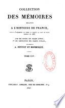 Collection des Mémoires relatifs à l'histoire de France