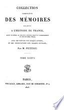 Collection des mémoires relatifs à l'histoire de France