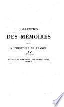 Collection des mémoires relatifs à l'histoire de France
