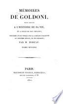 Collection des mémoires sur l'art dramatique: Mémoires de Goldoni