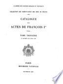 Collection des ordonnances des rois de France: 1er janvier 1535-avril 1539