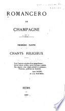 Collection des poètes de Champagne antérieurs au XVIe siècle: Romancero de Champagne