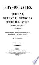 Collection des principaux economistes