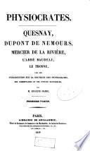 Collection des principaux économistes