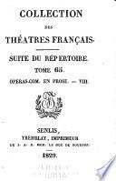 Collection des théâtres francais