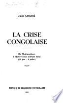 Collection Études congolaises.