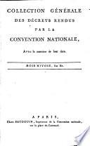 Collection générale des décrets rendus par la convention nationale avec la mention de l'apposation du Sceau