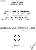 Collection of Decisions of the European Commission of Human Rights