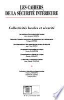 Collectivités locales et sécurité