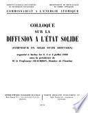 Colloque de métallurgie