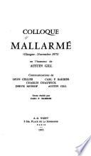 Colloque Mallarmé