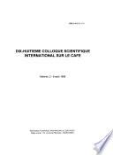 Colloque scientifique international sur le café